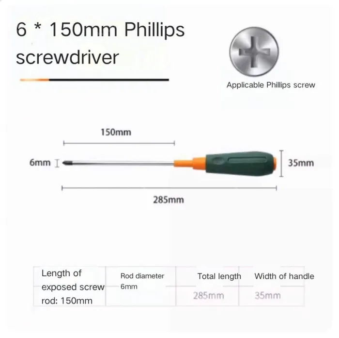 Phillips screwdriver 6*150