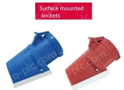 32A4 pole 400V concealed inclined plug