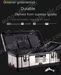 Flagship 20-inch stainless steel tool box