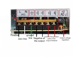 AC 220V to DC transformer 12V 40A 480w