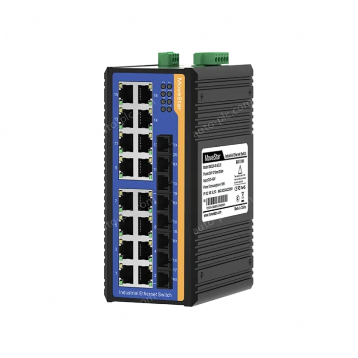 [100 Gigabit 4 Optical 16 Electrical] Ring Network Management Industrial Switch