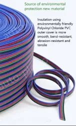 Eco-friendly LED light connecting cable