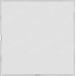 Push-button 1gang,RGB LED, int. temp. sensor, KNX - S.1/B.3/B.7, f. p.white