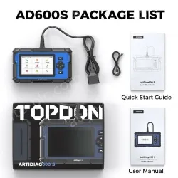 TOPDON Artidiag 600S AD600S Mid-level 4 System Diagnostic Scanner