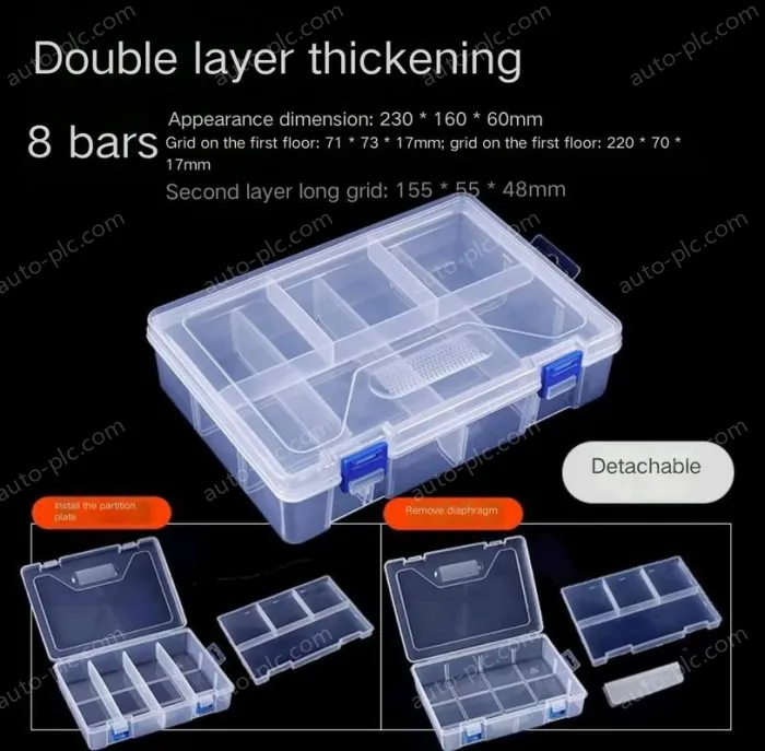 Single thickened material 8 grids double-layered