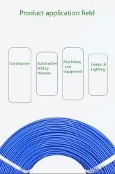 Transformer Cable 10AWG Red