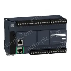 TM221CE40R logic controller, Modicon M221, 40 IO, relay, Ethernet