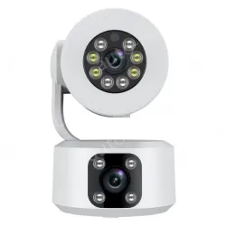 4MP-Full color night vision-Dual lens two-way voice camera