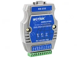 UOTEK Industrial RS-232 to RS-485/422 Converter with Isolation