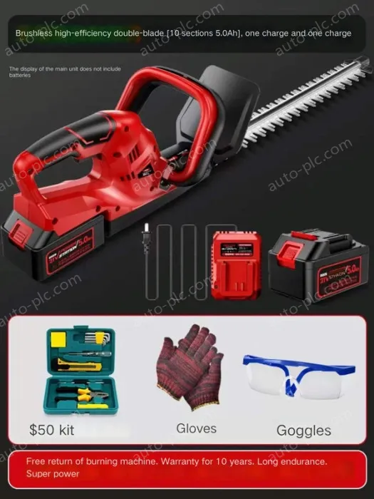 Brushless high-efficiency double-edged 10-cell 5.0Ah one battery and one charge