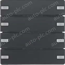 Push-button 4gang, + RGB LED, internal temp. sensor, KNX - Q.1/Q.3, ant.