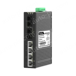 2 Ports 100M F(x) + 4 Ports 10/100M T(x) Din-Rail Unmanaged Industrial Ethernet Switch