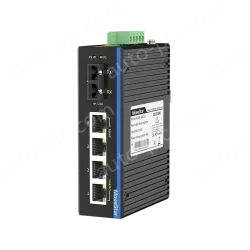 1 Port 100M F(x) + 4 Ports 10/100M T(x) Din-Rail Unmanaged Industrial Ethernet Switch