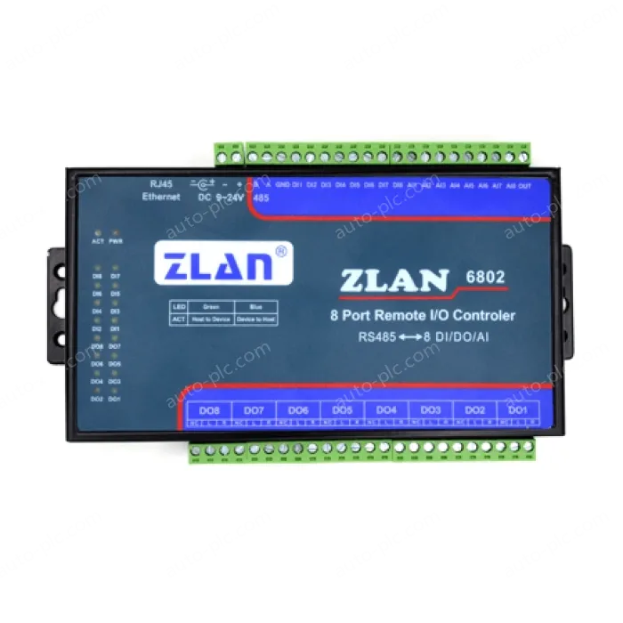 ZLAN6802 8 Channels IO Control Module