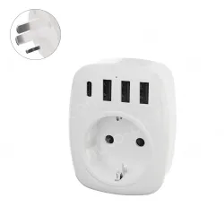 DE FR to AUS plug adapter KRSAP-WLH010325