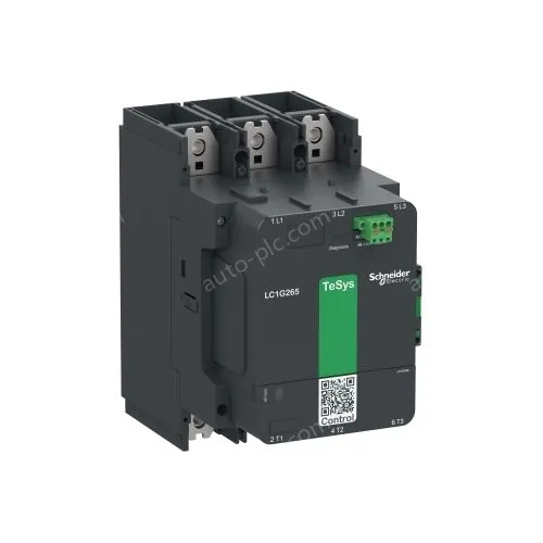 LC1G265EHEN Contactor, high power, TeSys Giga, standard version, 3 pole/NO, AC-3 <=440V 265A, 48-130VAC/DC coil