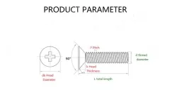 Electronic screws M1*4