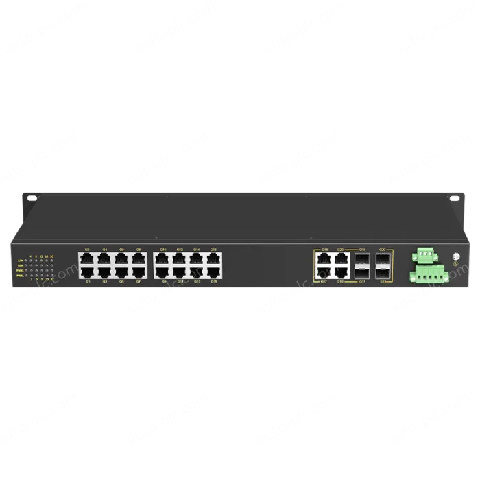4 Ports Gigabit Combo + 16 Ports Gigabit RJ45 Rack-mount Unmanaged Industrial Ethernet Switch
