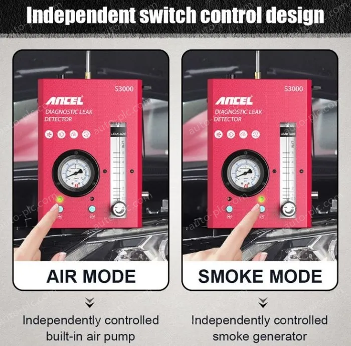 ANCEL S3000 Automotive Detection Tool EVAP Pipeline Leakage Analyzer Smoke Leakage Detector