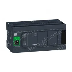 TM241CE40U logic controller, Modicon M241, 40 IO, transistor, NPN, Ethernet