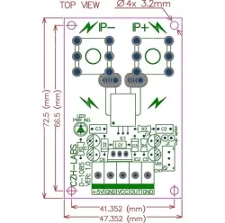 AC-DC buck module: 220V to 5V 800MA isolating switching power supply module Without pins