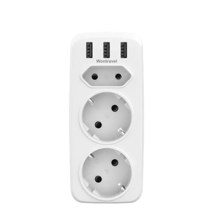 Germany France extension usb wall socket