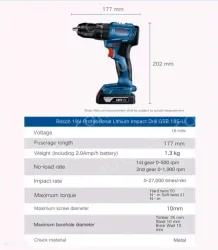 GSB 185-LI Dual Electric + Little Black