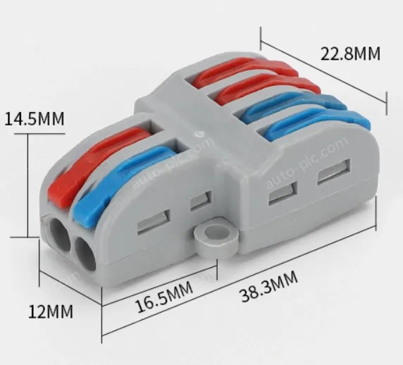 Quick terminal blocks-SPL-42 two in and four out