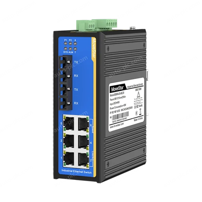 8 Ports 10/100M Din-Rail Managed Industrial Ethernet Switch