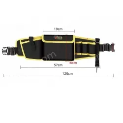 The yellow edge upgrade middle pocket can be equipped with an electric drill + hook included