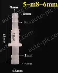 5-M8-6-Feed-through plastic connectors