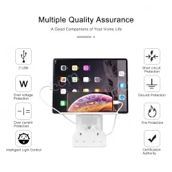 UK wall outlet extender