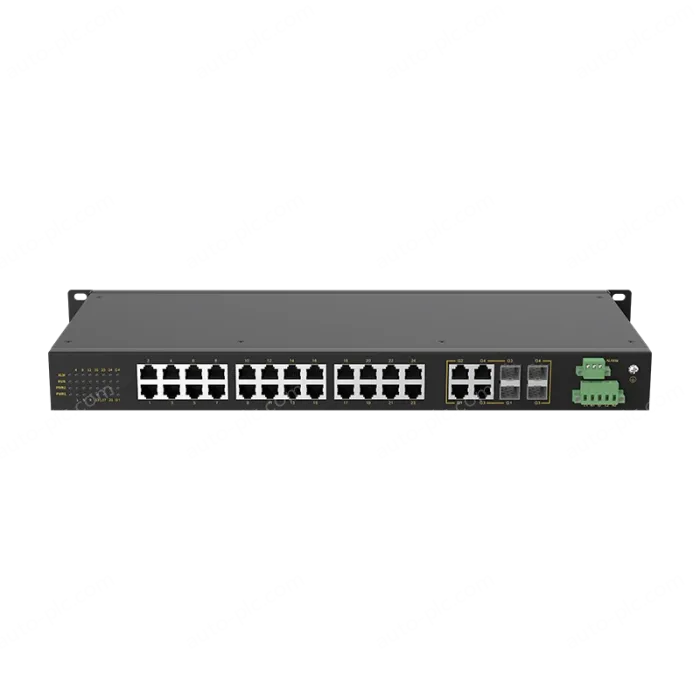 4 Ports Gigabit Combo + 24 Ports 10/100M T(x) Rack-mount Unmanaged Industrial Ethernet Switch