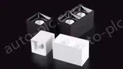 Surface-mounted square cob spotlights 10W