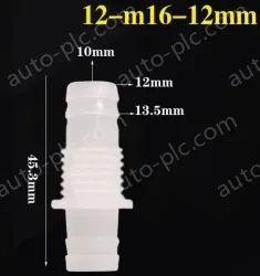 12-M16-12-Feed-through plastic connectors