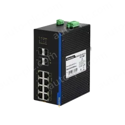 4 Ports Gigabit SFP + 8 Ports Gigabit RJ45 Din-Rail Unmanaged Industrial Ethernet Switch
