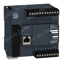 TM221C16U Logic controller, Modicon M221, 16io tr.npn