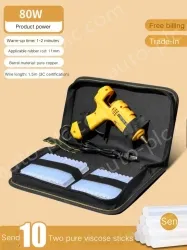 80W Extreme Glue Gun + 10 Glue Sticks + Storage Bag