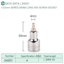 Dafei 4mm with a total length of 55mm-24201