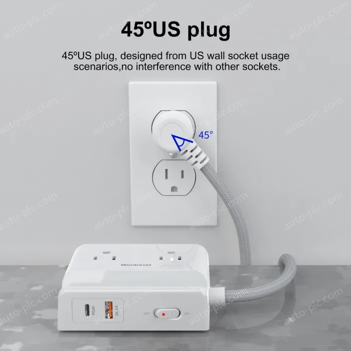 New Design 20W PD US Power Strip